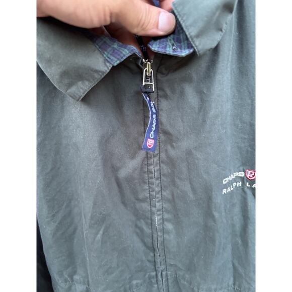 Vintage Chaps Ralph Lauren Golf Jacket Size XL Green Preppy - Picture 8 of 10